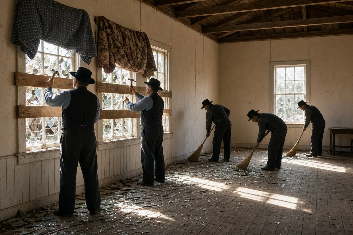 The Nickel Mines community quickly repaired the schoolhouse and chose not to press charges against the shooter’s estate.