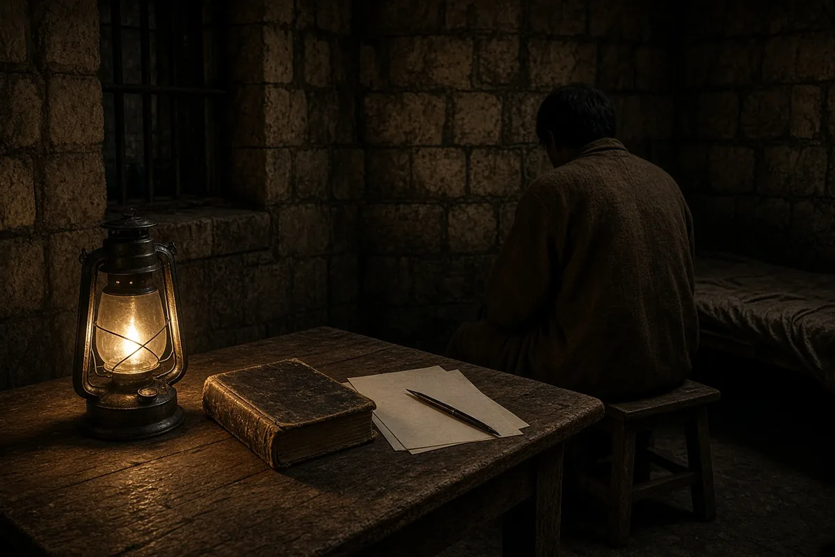 Ishii received a Bible from a prison visitor and began reading it daily.