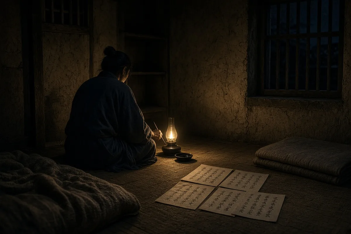 Ishii wrote letters describing his newfound peace and forgiveness before his execution.