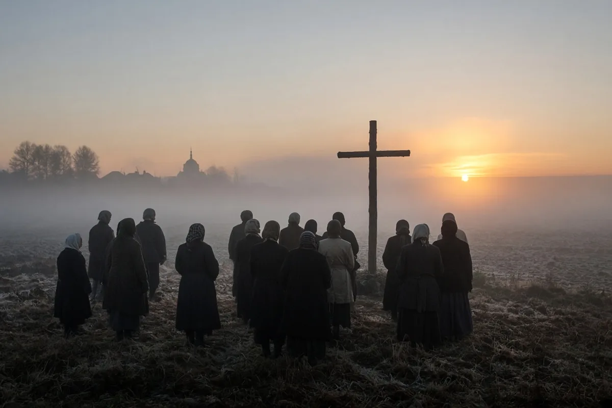 The 1987 apparitions at Hrushiv drew local villagers to open fields under Soviet restrictions on religious gatherings.