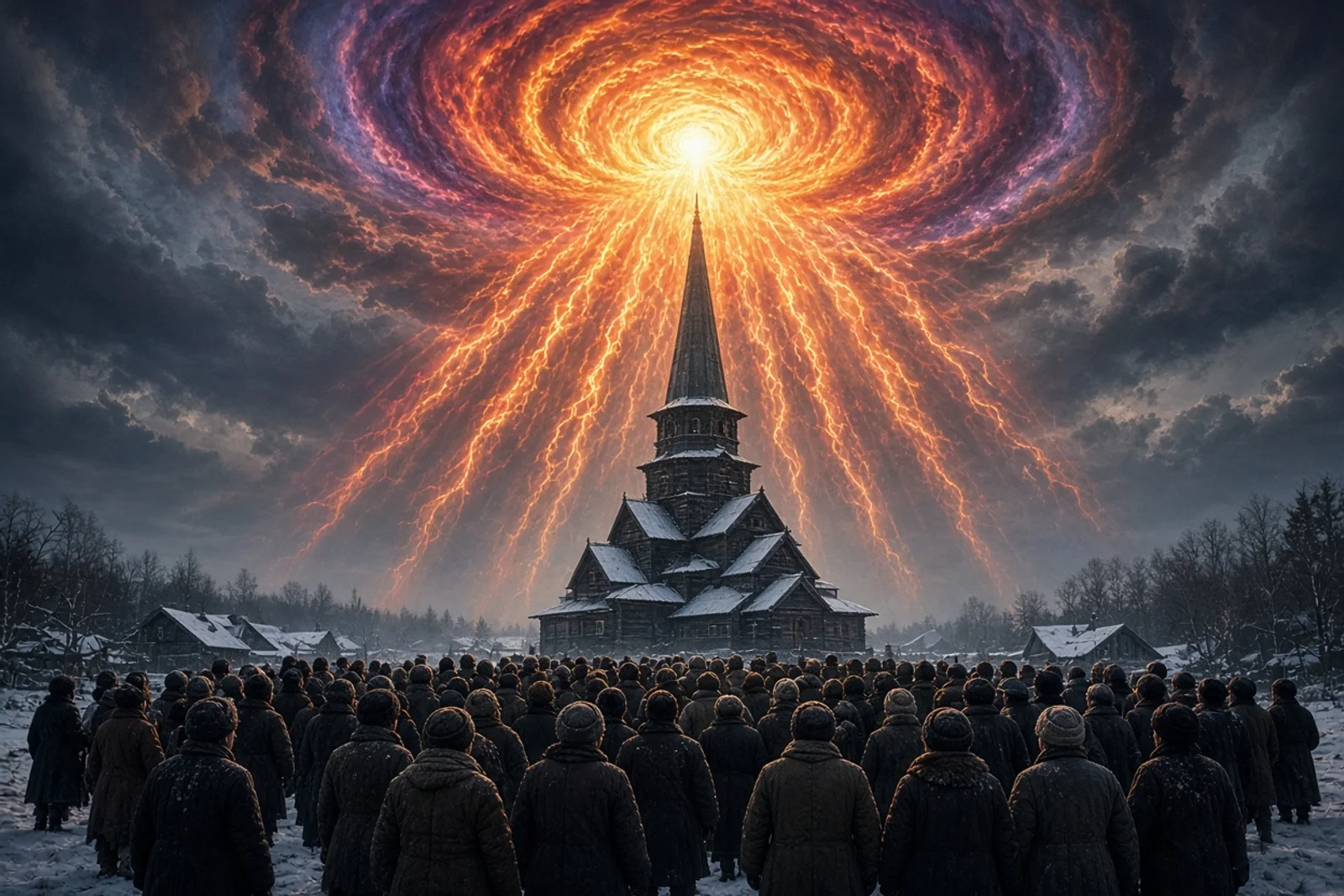 The Miracle of the Sun at Hrushiv
