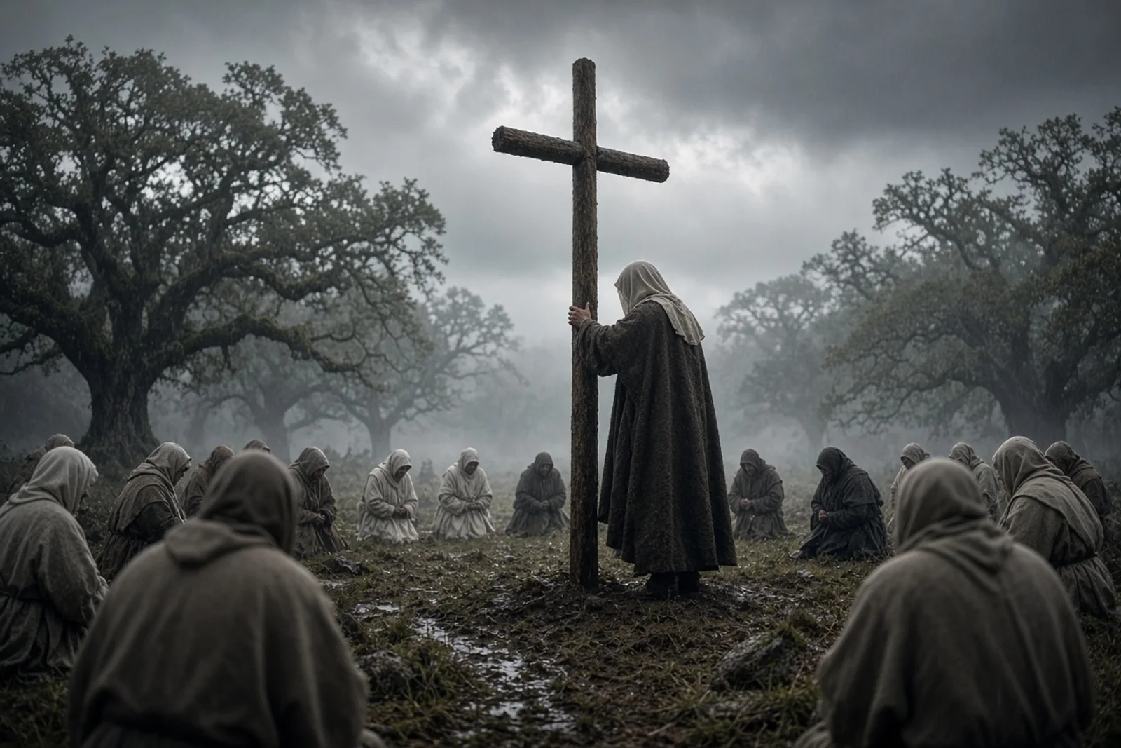 St. Brigid Founds Kildare Monastery