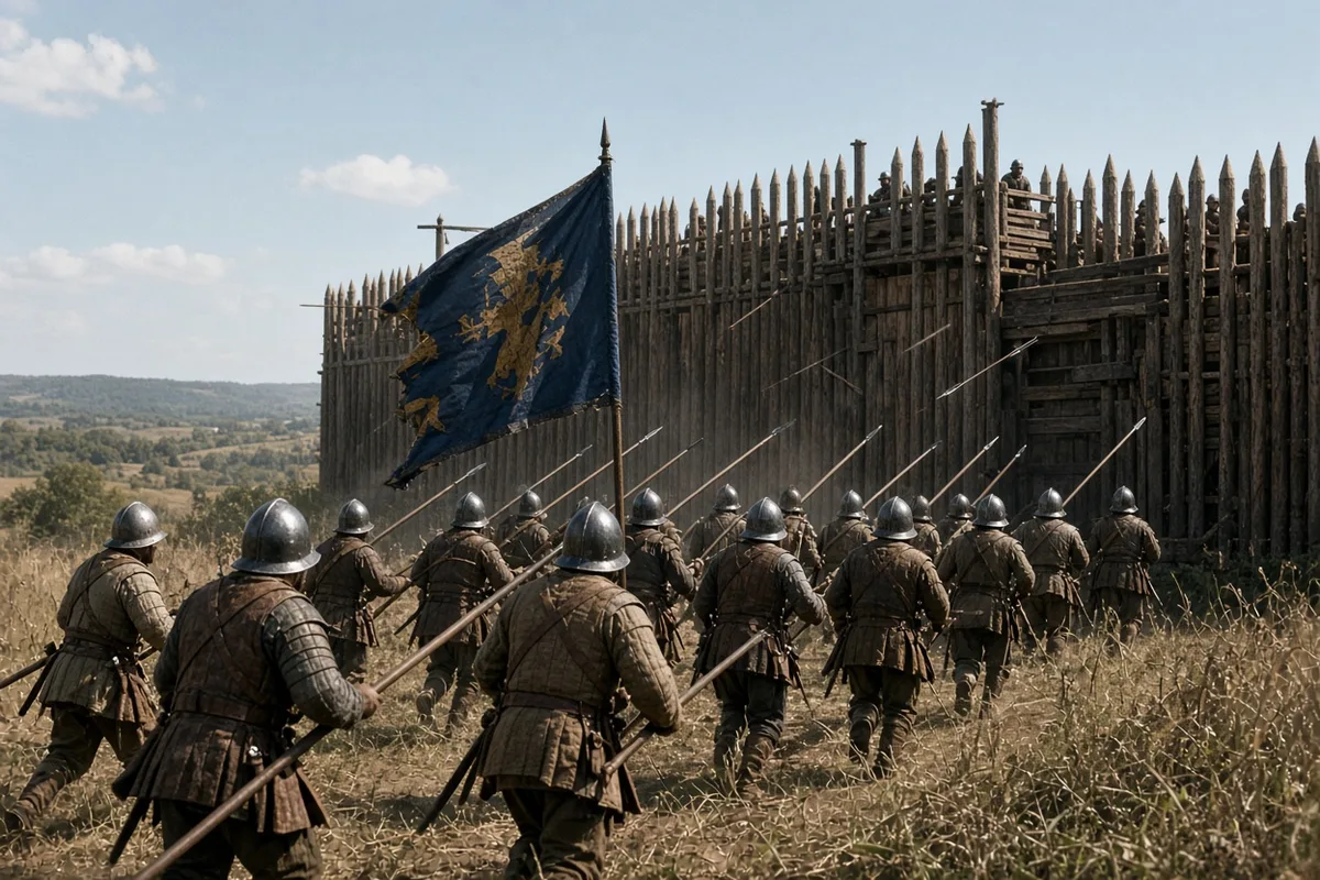 On 4 May 1429 Joan directed the successful assault on the English fort at Saint-Loup.