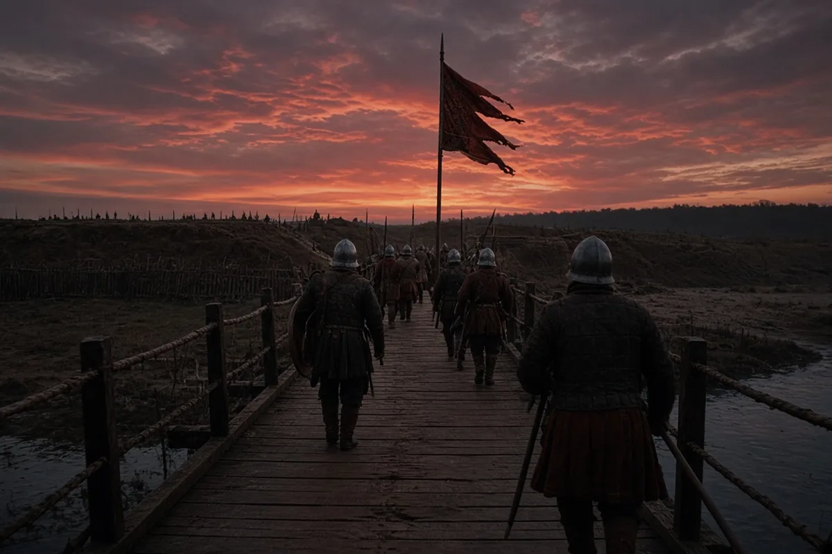 Joan rallied the French troops and renewed the assault on the Tourelles that evening.