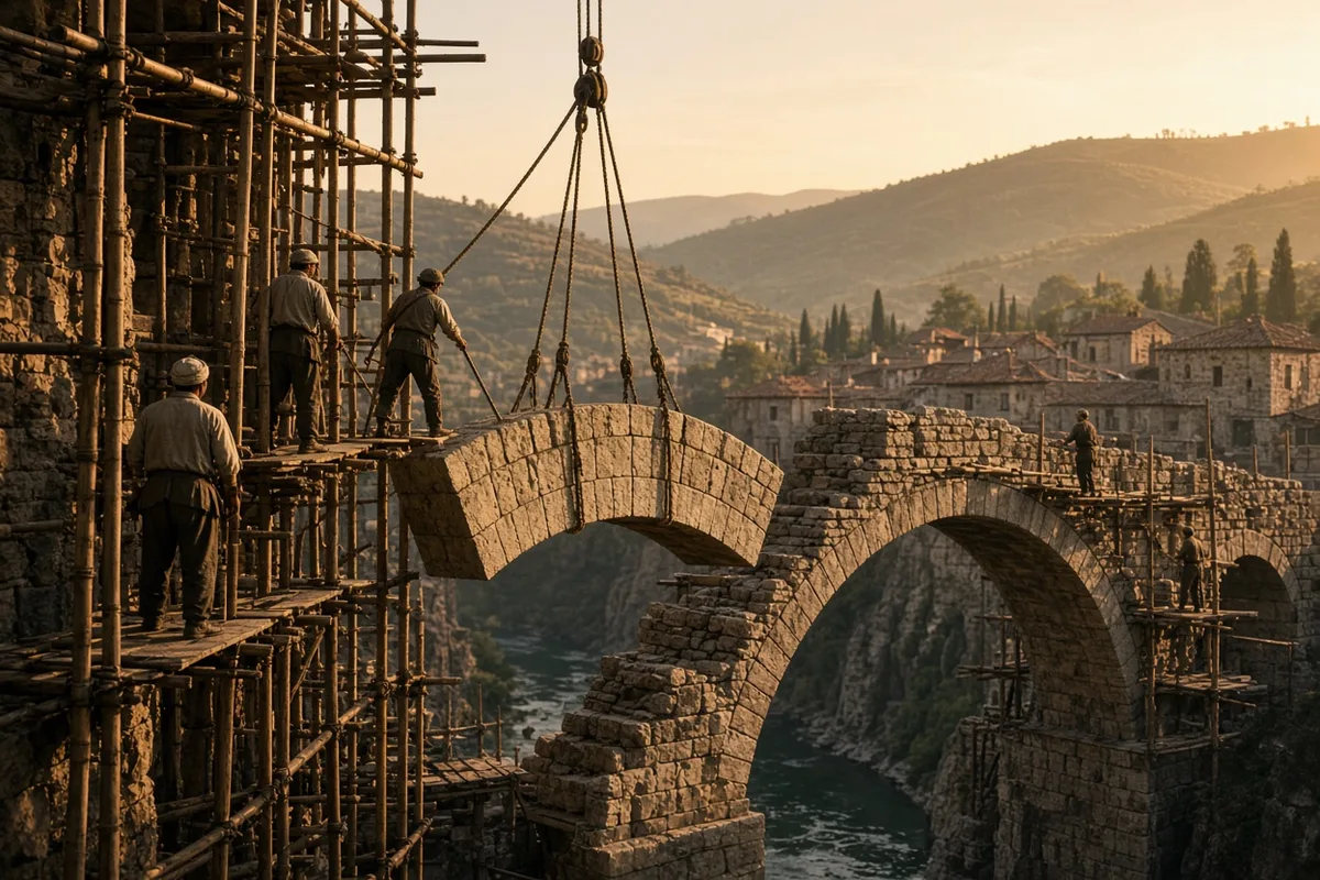 Traditional Ottoman building techniques were used alongside modern engineering to replicate the original 16th-century design.