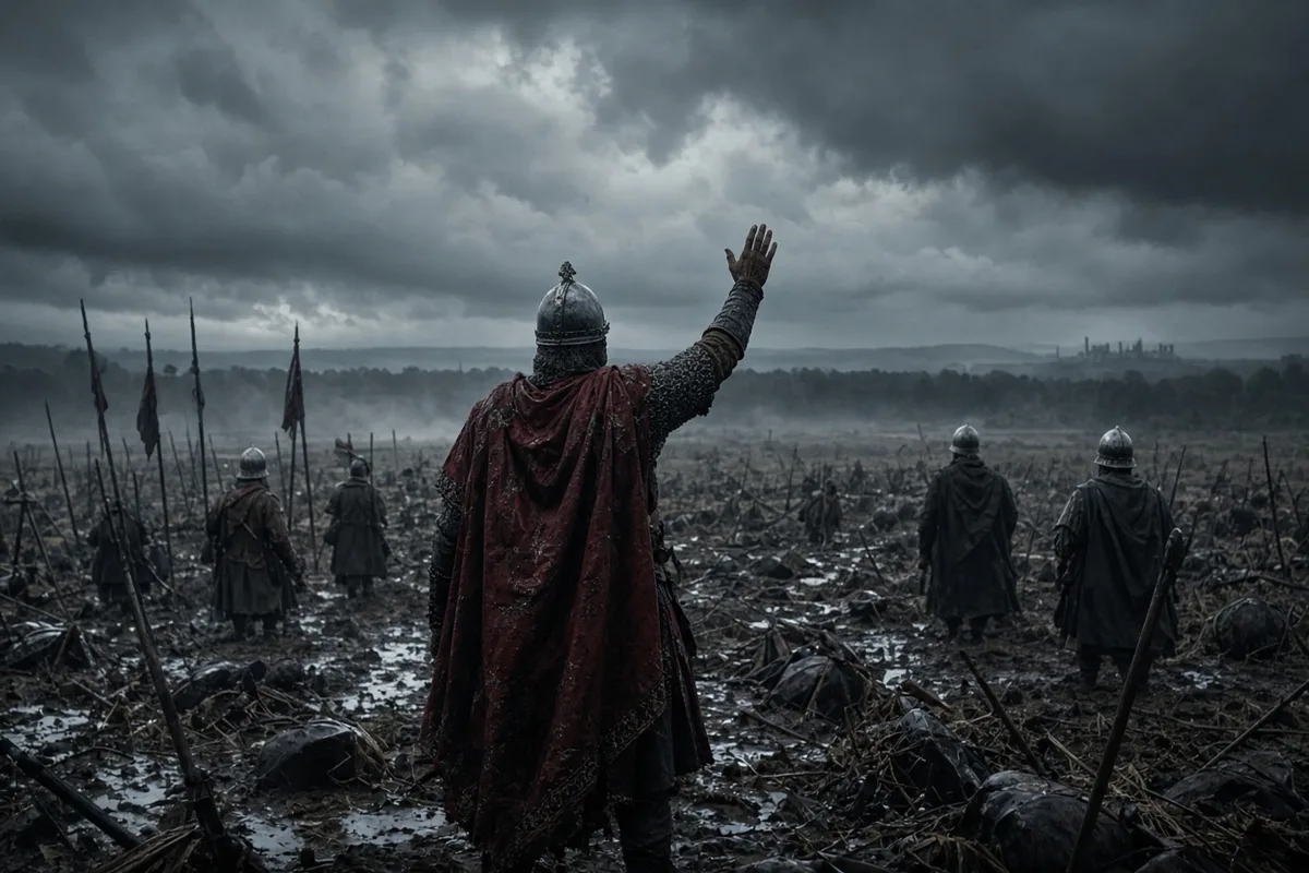 Facing defeat, Clovis vowed to accept Clotilde's faith if the Christian God granted him success in battle.