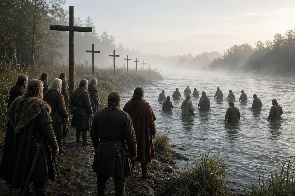 The baptism of Clovis led to the widespread conversion of the Franks and helped unite much of Gaul under Christianity.