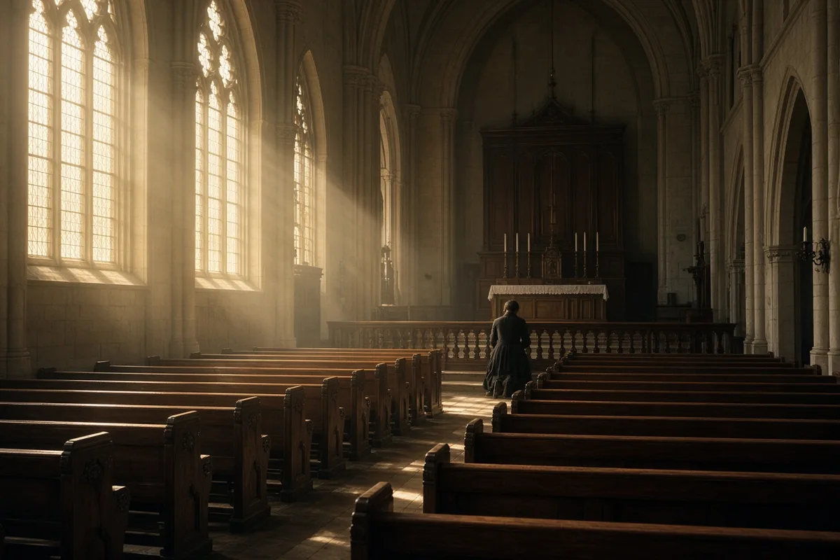 Waugh attended Catholic services as part of his deepening moral and spiritual inquiry in the months leading to conversion.
