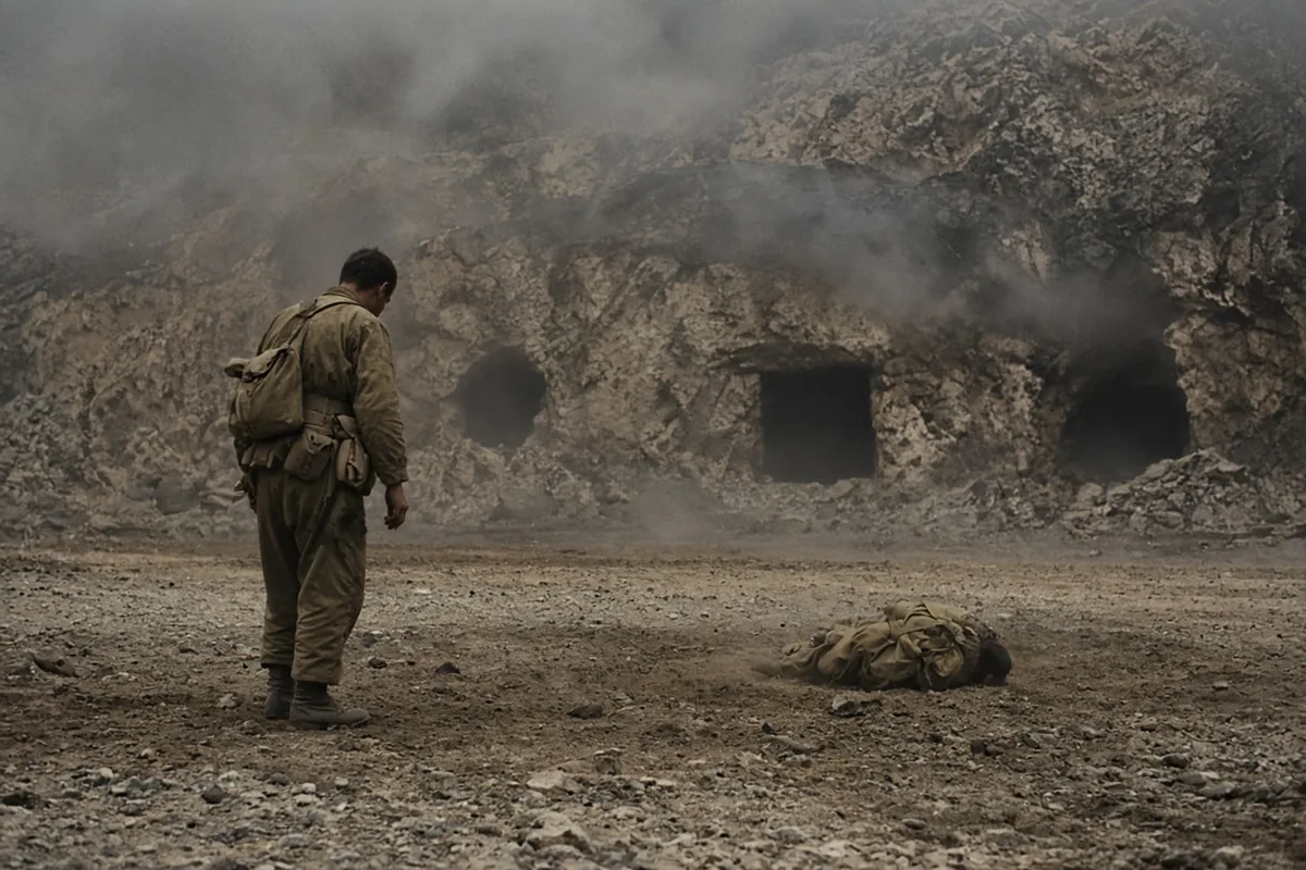 Witnesses later said Doss paused to pray before each rescue, and that Japanese soldiers may have withheld fire as he moved unarmed through the battlefield.