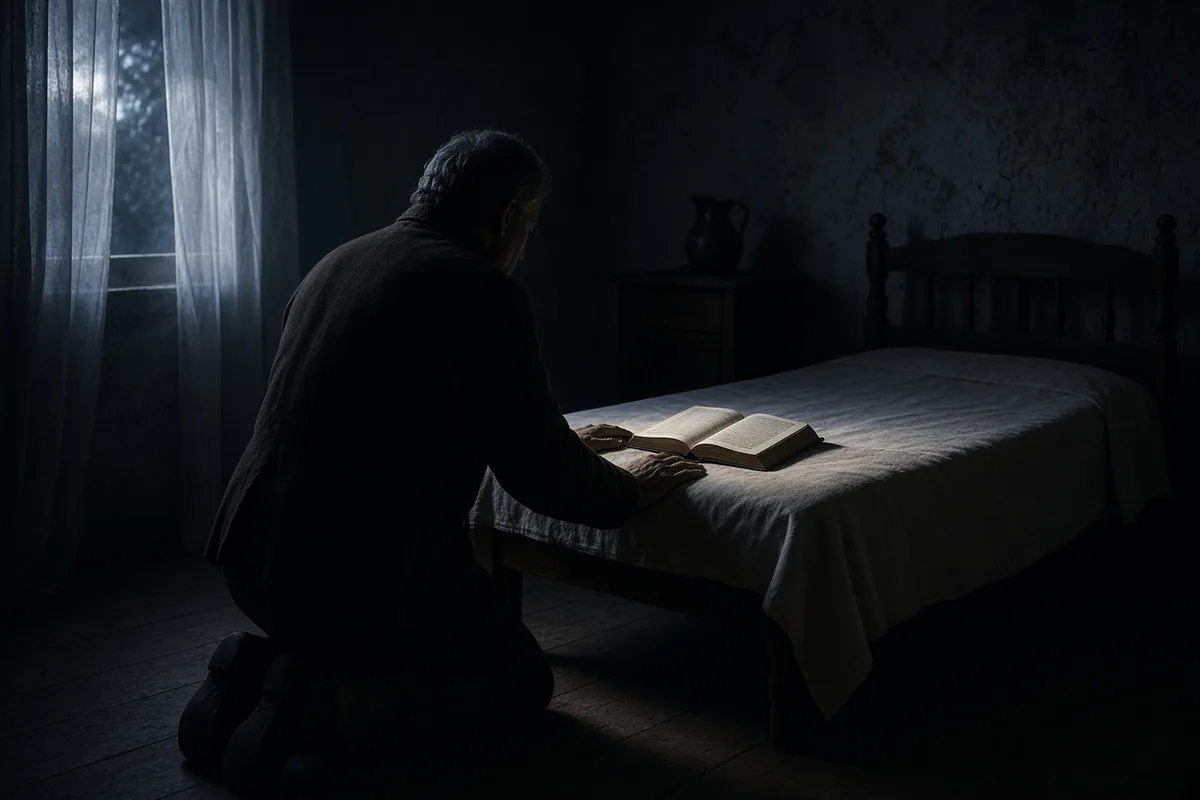 In All Things Possible, Warner describes praying and reading the Bible each night after returning from the grocery store in 1996.