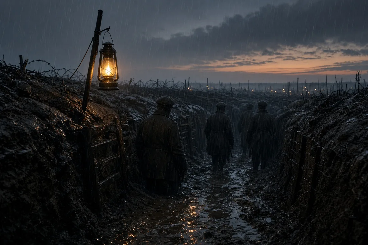British and German soldiers spontaneously sang Christmas carols to each other across the trenches on Christmas Eve 1914.