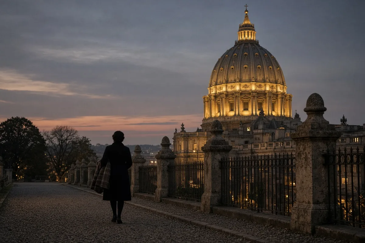 The healed wife departed Lourdes in 1967, her case preserved in the same record as Vittorio Traverni’s miracle.