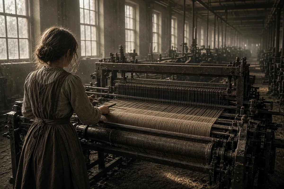 Mary Slessor began working in Scotland's textile mills at age eleven to help support her family.