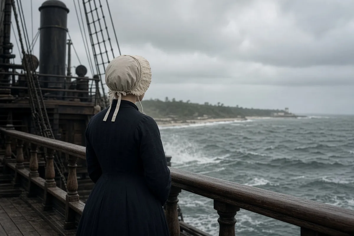 In 1876, Slessor sailed to Calabar, in present-day Nigeria, to begin her missionary work.