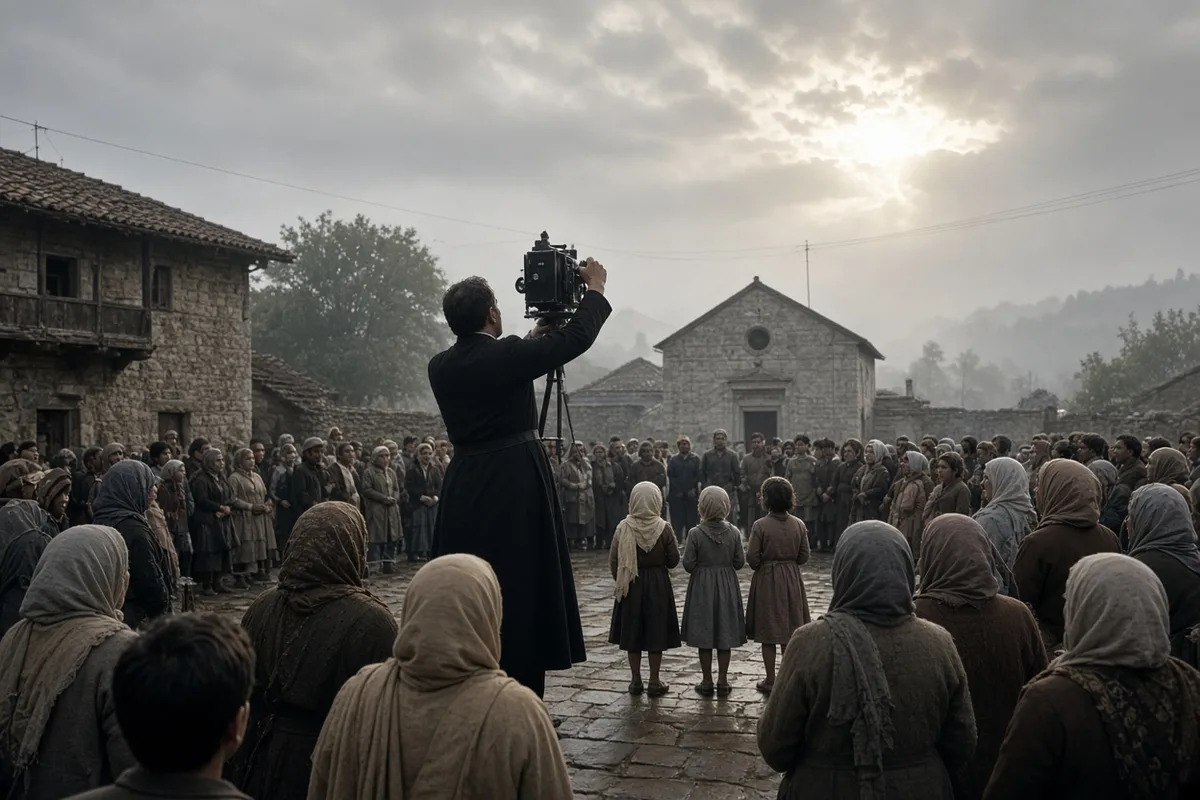 Photographs taken by priests and locals captured both the girls and the reported solar events.