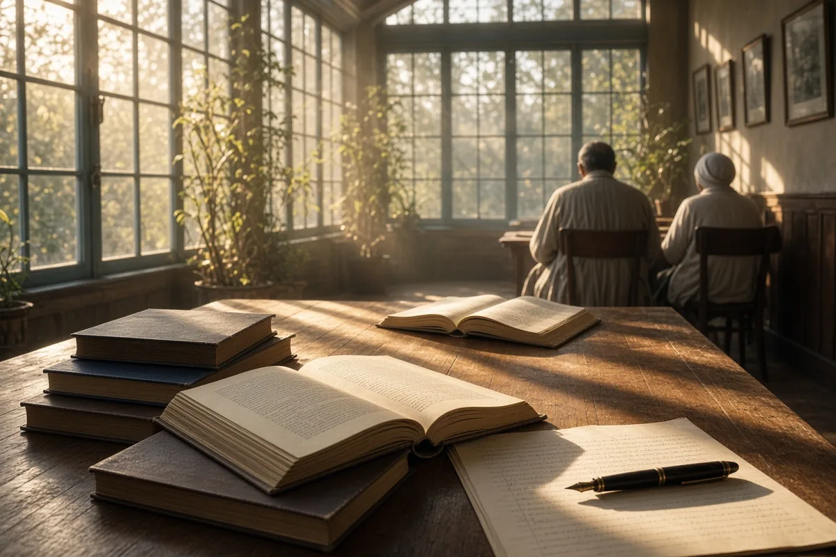 Percy described his conversion as emerging from dedicated reading of theology while confined for illness.