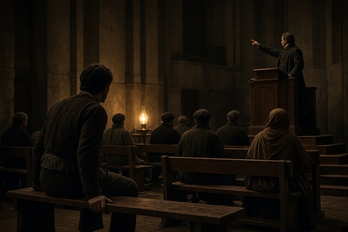 The plain exhortation to look to Christ alone brought Spurgeon to faith that evening.