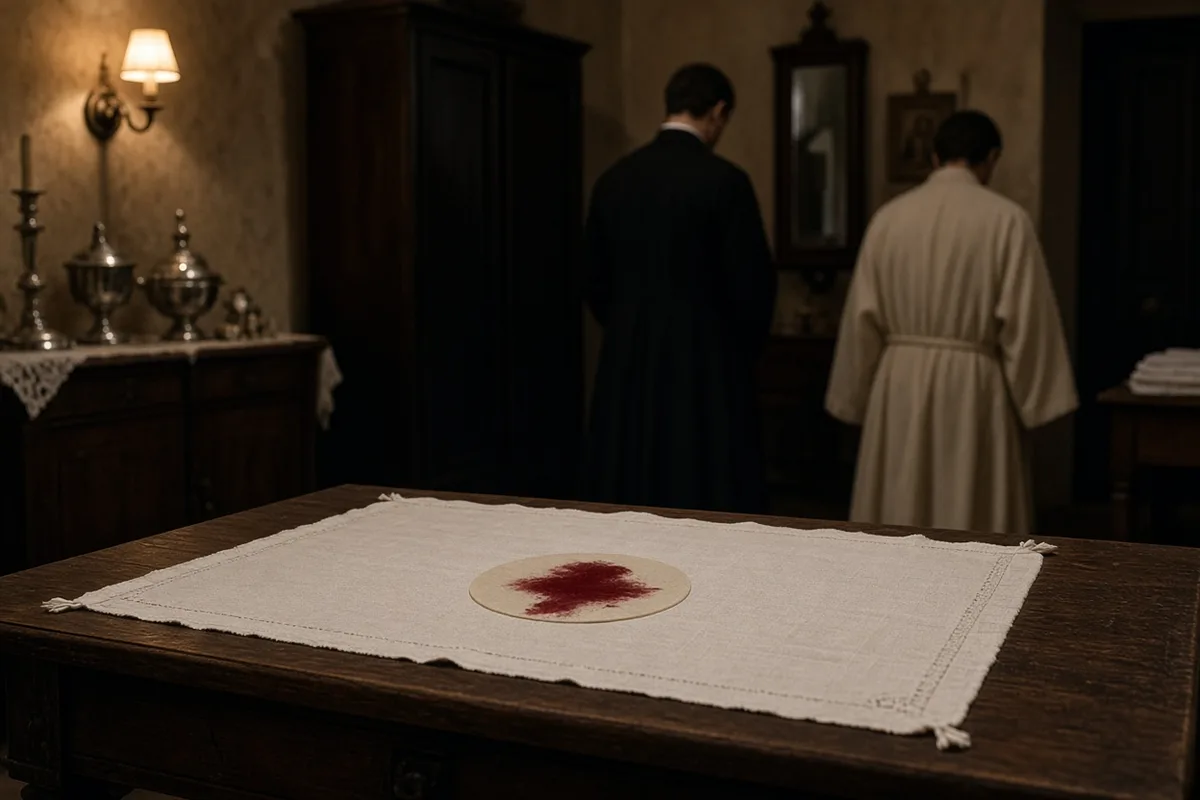 A consecrated host in Buenos Aires began bleeding in 1996.
