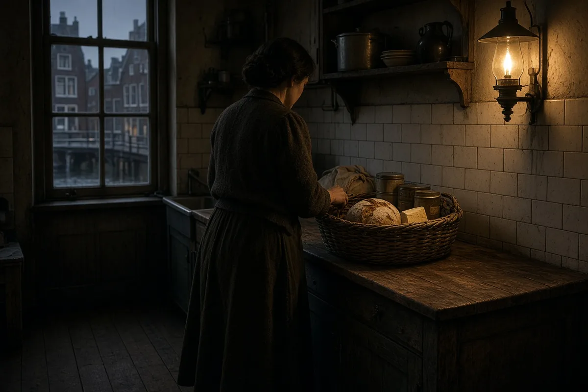 Miep Gies risked execution by smuggling food supplies to the Frank family hidden in the secret annex.