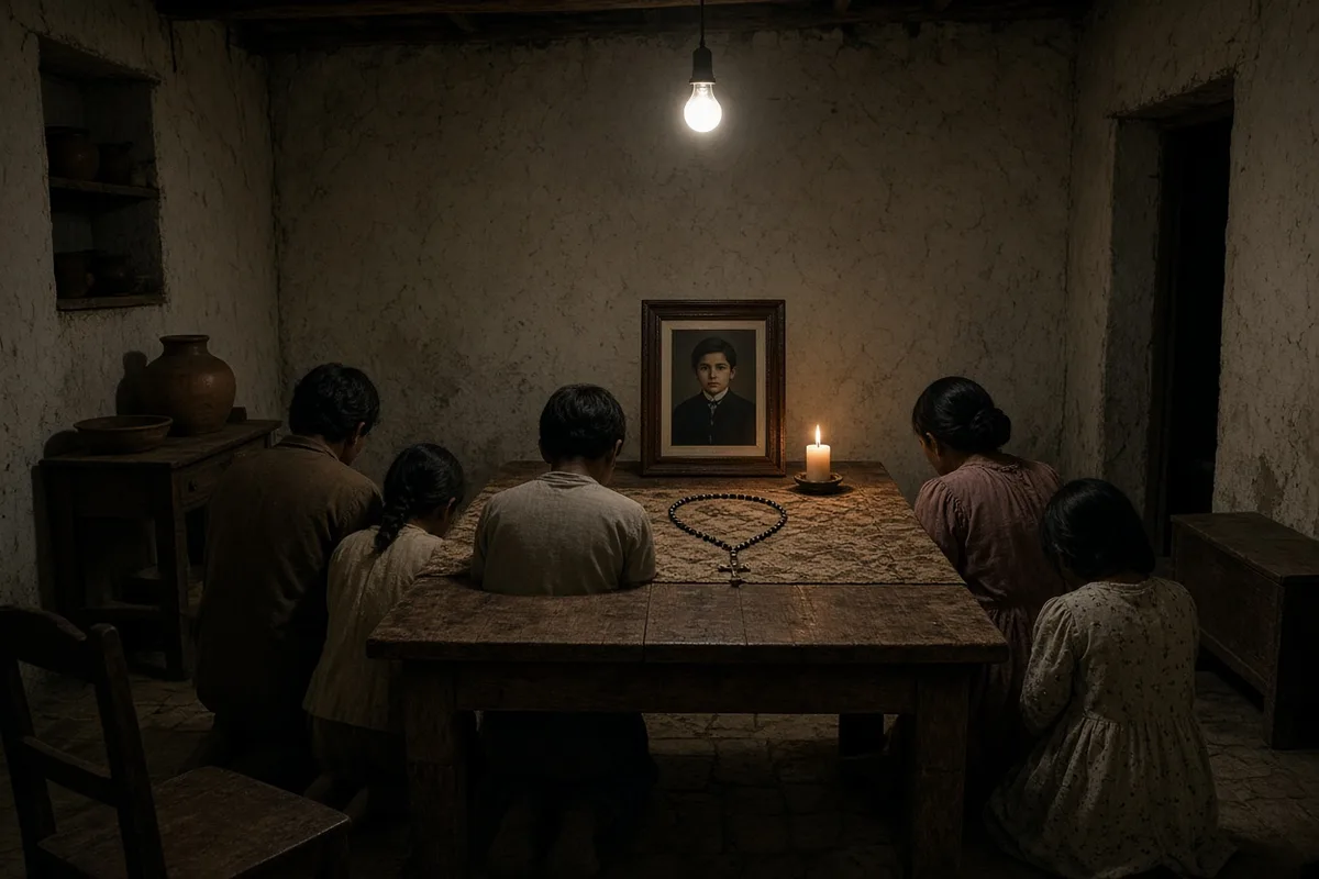 The family prayed for the intercession of Cristero martyr José Luis Sánchez del Río during the child's illness.