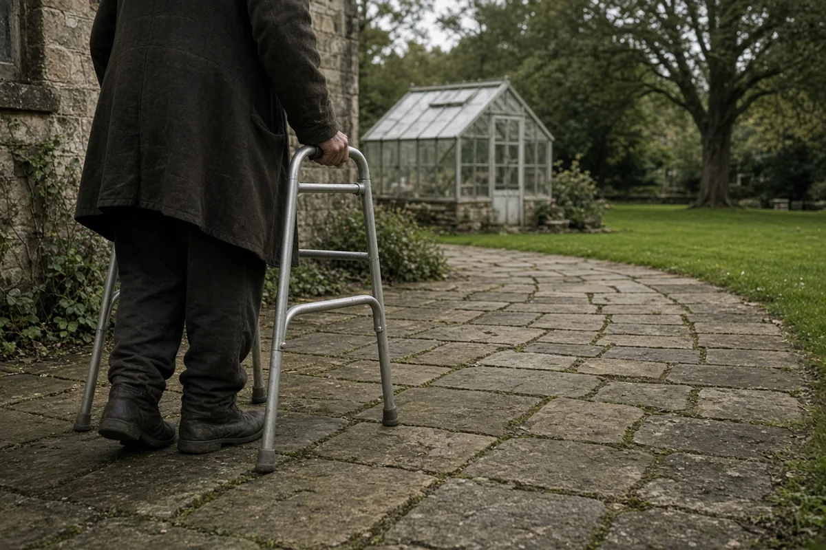 He set himself a course of 25 metres, walking ten laps at a time with the goal of completing 100 before his 100th birthday.