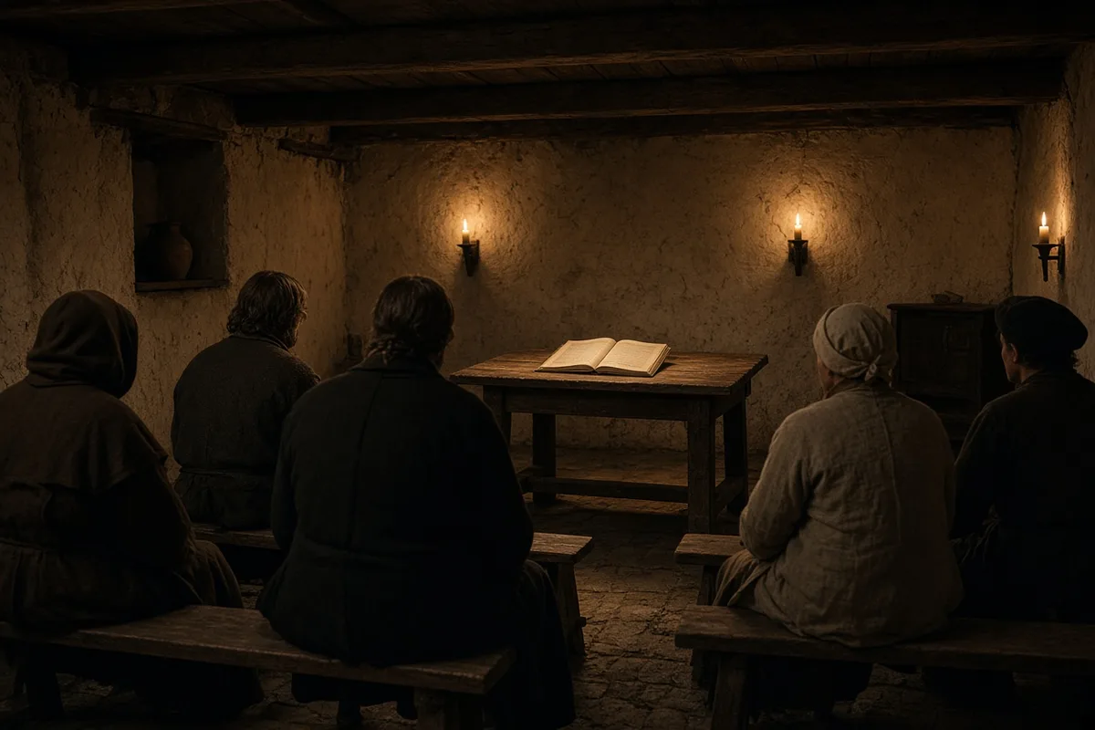 Wesley joined others seated in the modest Aldersgate meeting room where a reading from Martin Luther's preface to Romans began.