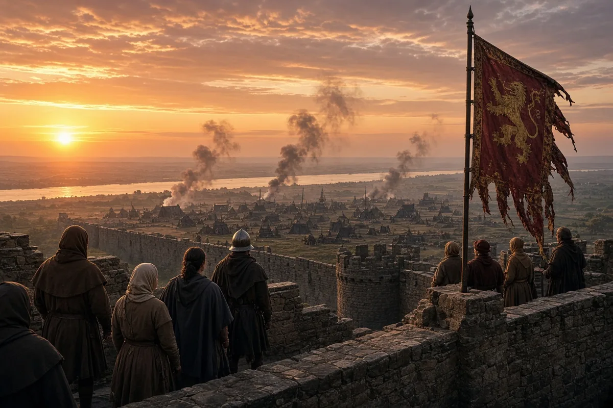 The English lifted the siege of Orléans on 8 May 1429, marking the first major French victory of the Hundred Years’ War.