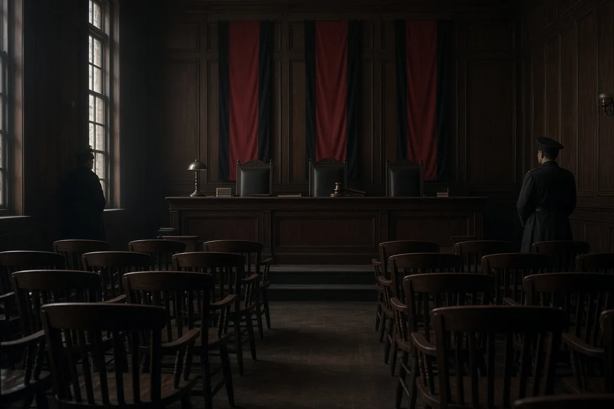 Her declaration that thousands would remember their stand was made before a hostile court audience.