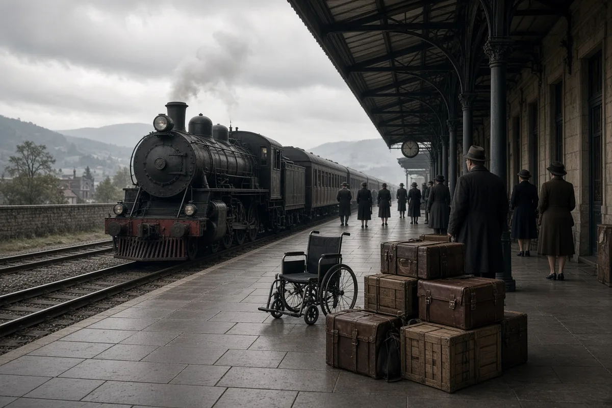 The family traveled by rail to Lourdes in 1947 for the reported healing.