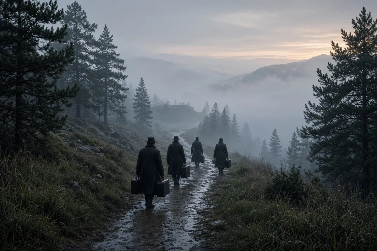 The family crossed the Alps on foot to escape Nazi-controlled territory.