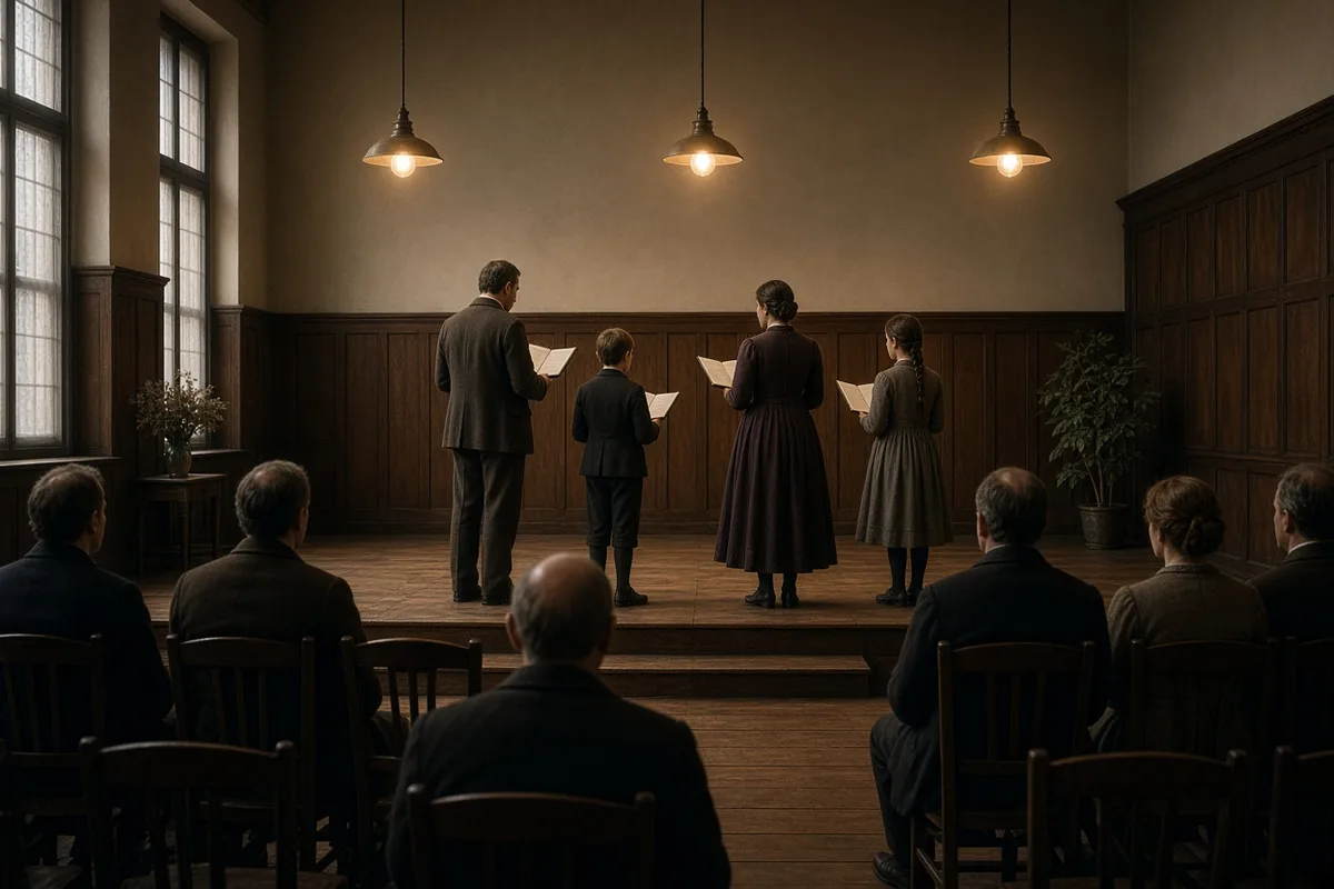 The von Trapps began performing as a singing group shortly after their escape.