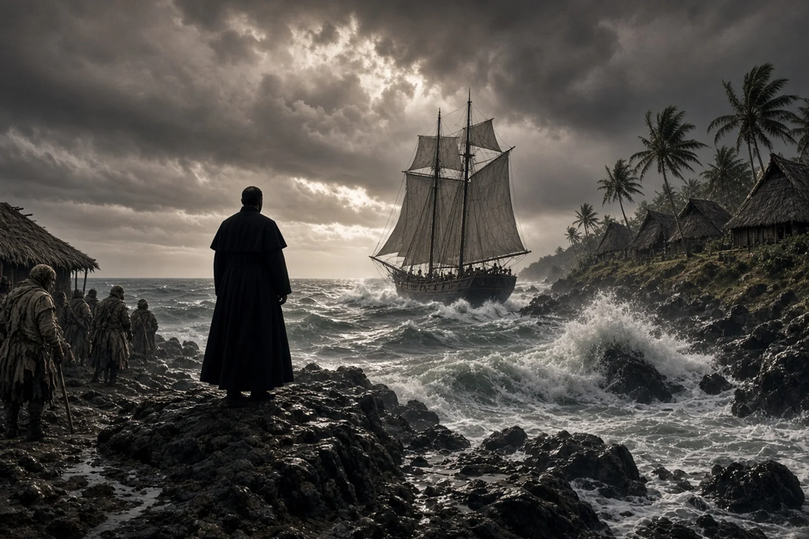 Father Damien Serves Molokai Leper Colony