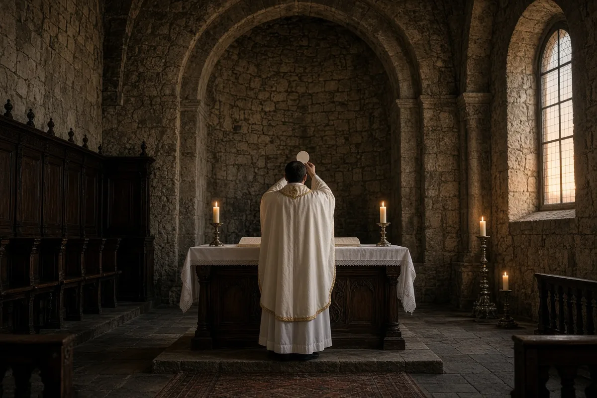 A doubting priest celebrated Mass at Bolsena in 1263.