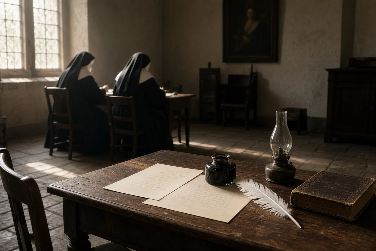 Thérèse began recording the ordinary spiritual practices that later formed her autobiography.