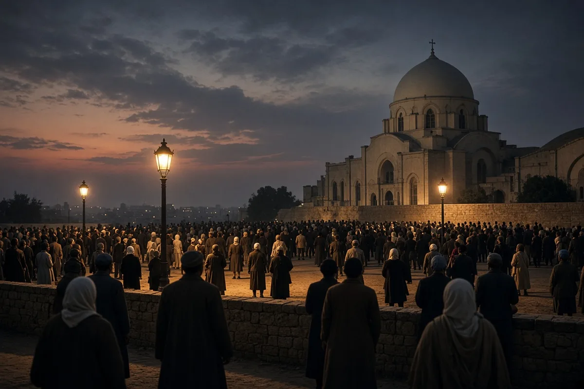 The apparitions of Mary above St. Mary's Church in Zeitoun began in April 1968 and continued for several years.
