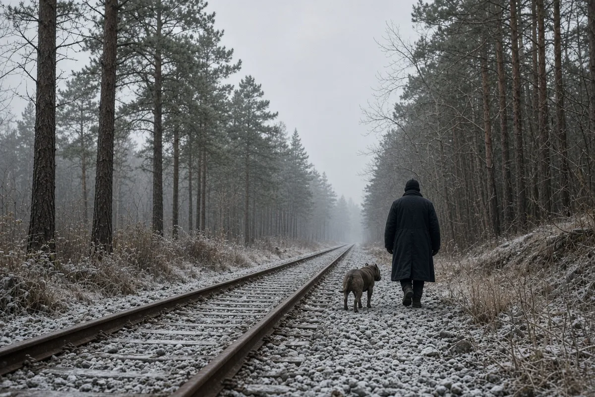 Christine Spain walked the same wooded railroad tracks with her dog Lilly most mornings that winter.