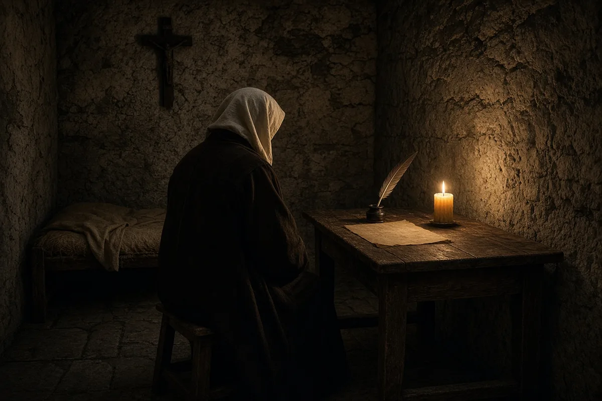 Teresa began composing her spiritual autobiography in 1562 to articulate the need for returning to the primitive Carmelite rule.
