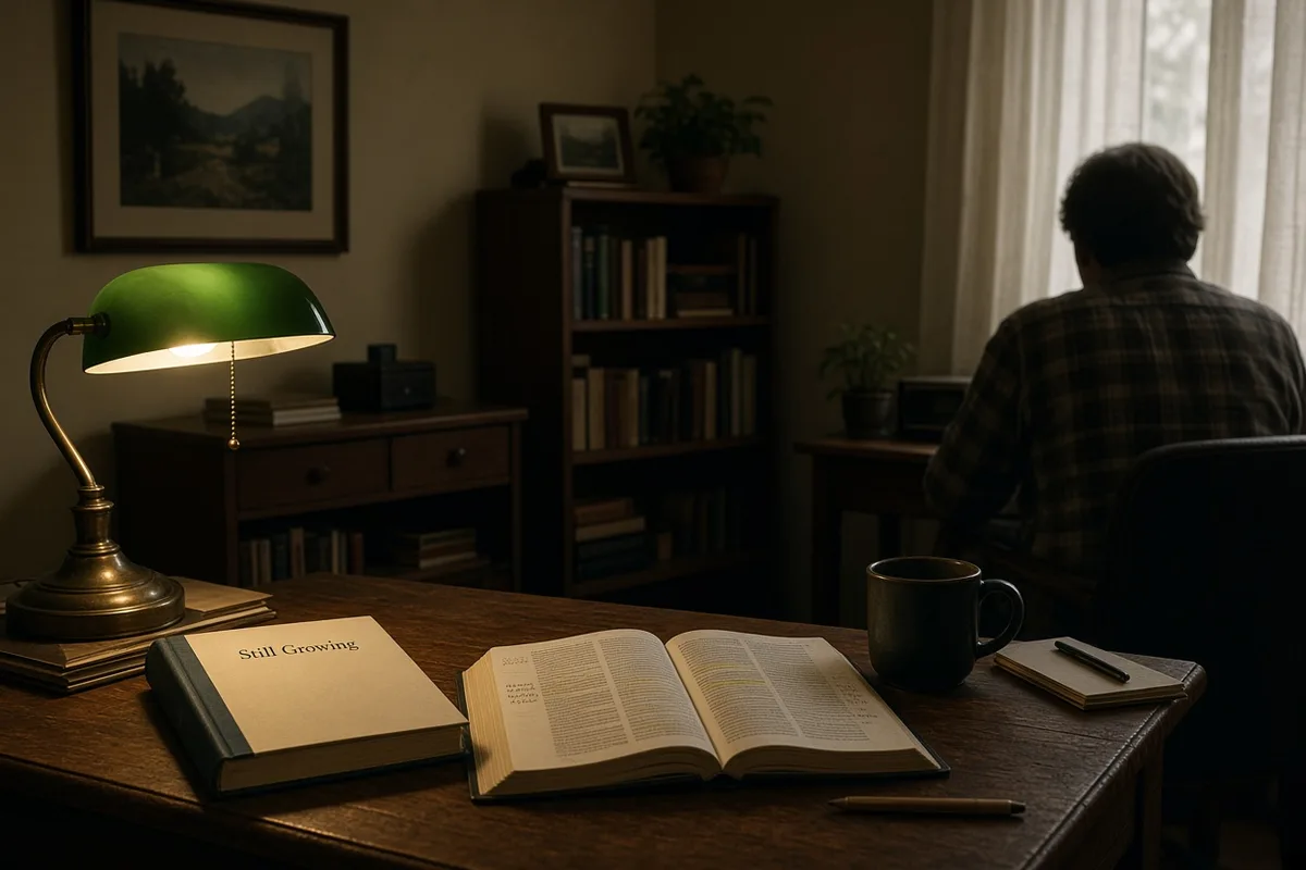 Kirk Cameron spoke publicly of his conversion in interviews and his book Still Growing, citing his own Bible reading.
