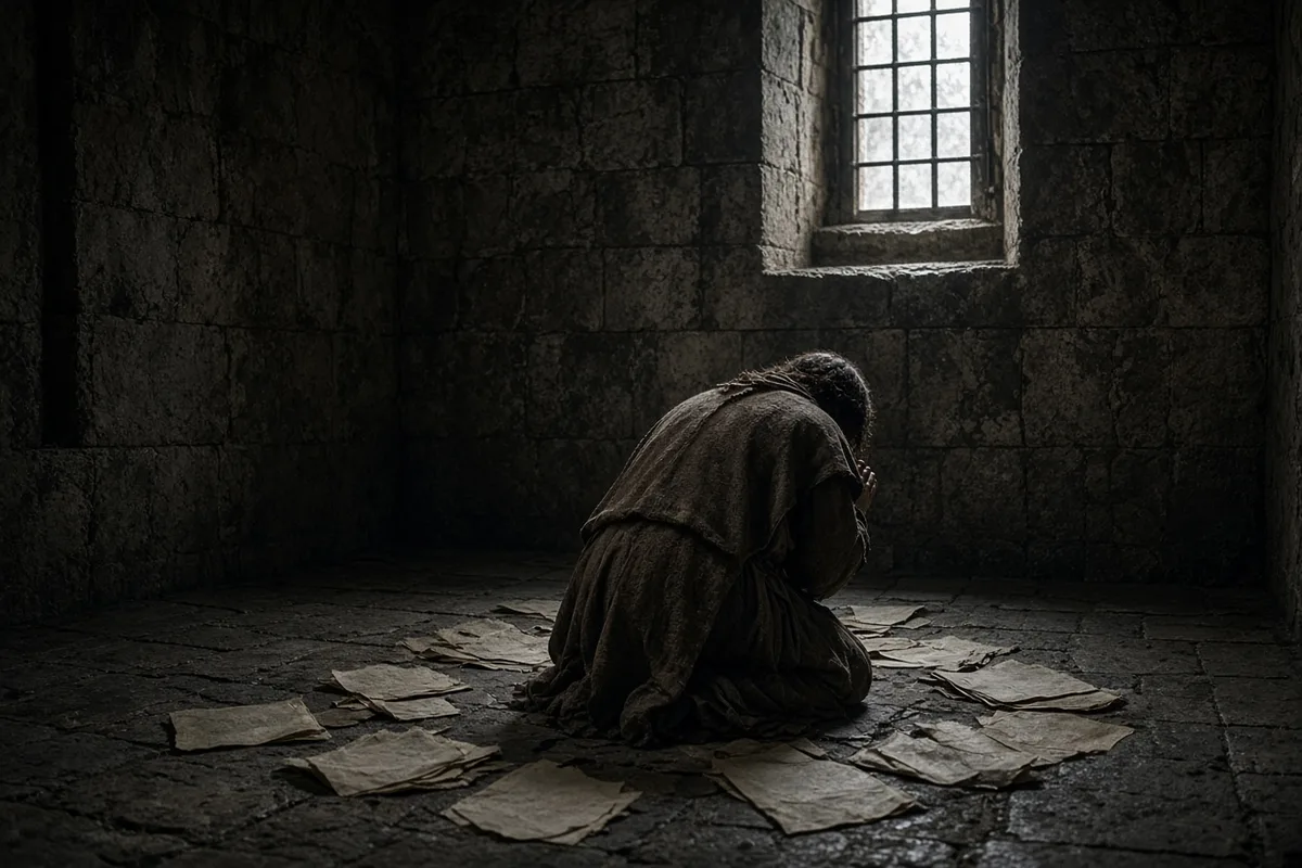 Bunyan described prolonged seasons of prayer and spiritual torment during his time in Bedford Gaol.