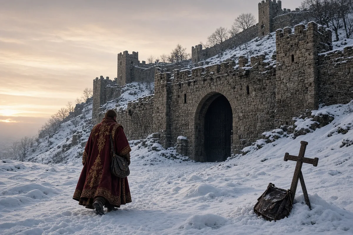 In January 1077, Emperor Henry IV journeyed to Canossa seeking an audience with Pope Gregory VII.