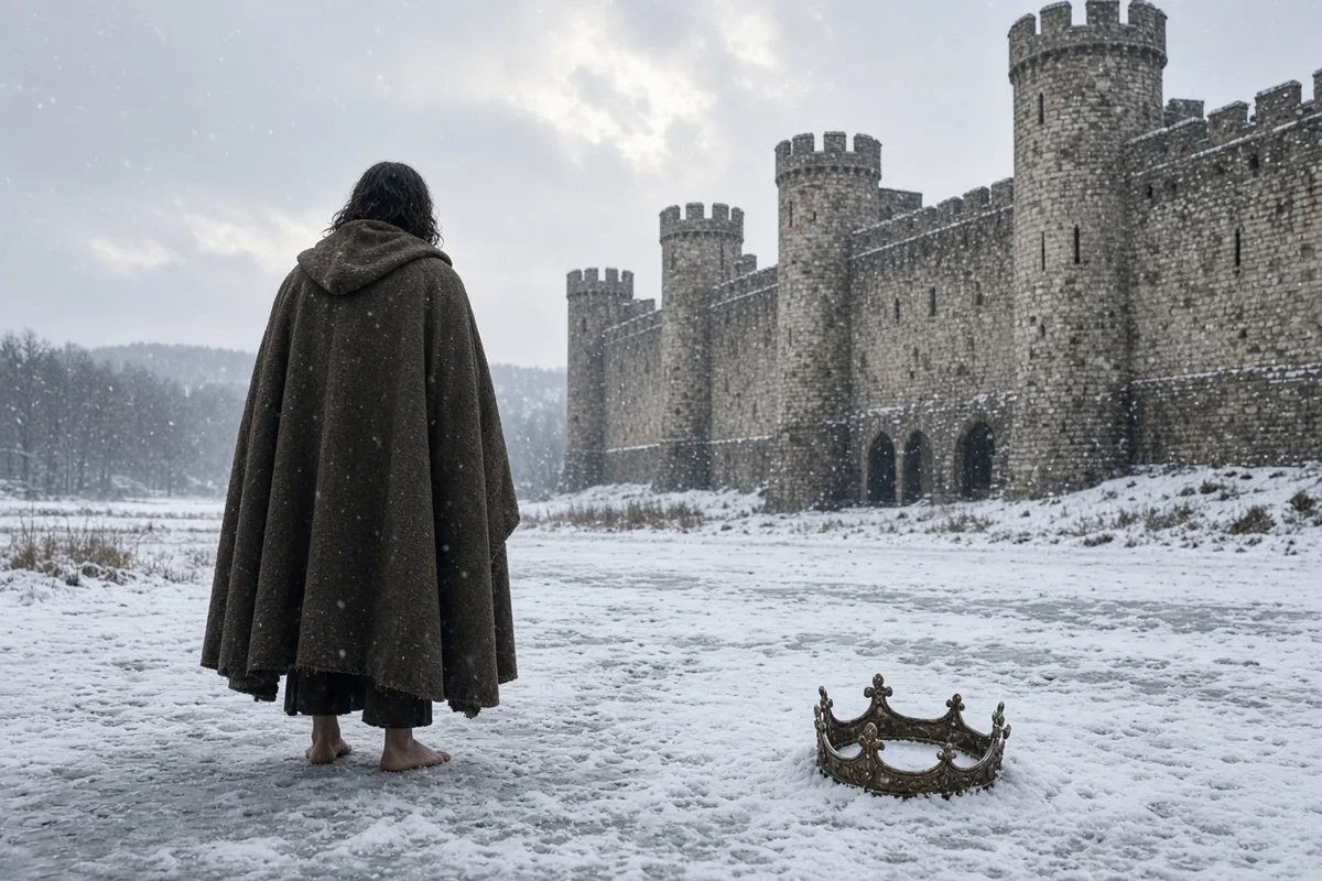 Henry IV remained outside the castle for three days in the snow to demonstrate penitence during the investiture crisis.
