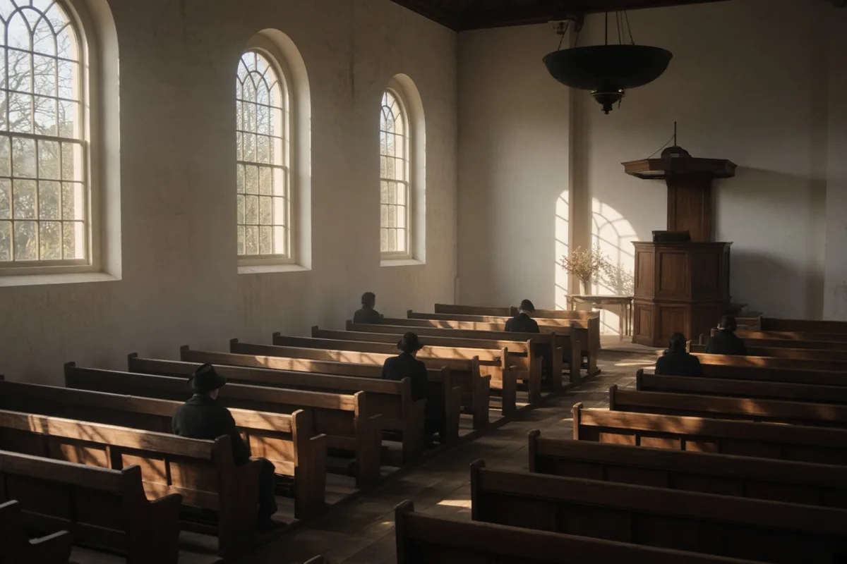 Corrie ten Boom attended a postwar church meeting in the Netherlands in 1947.