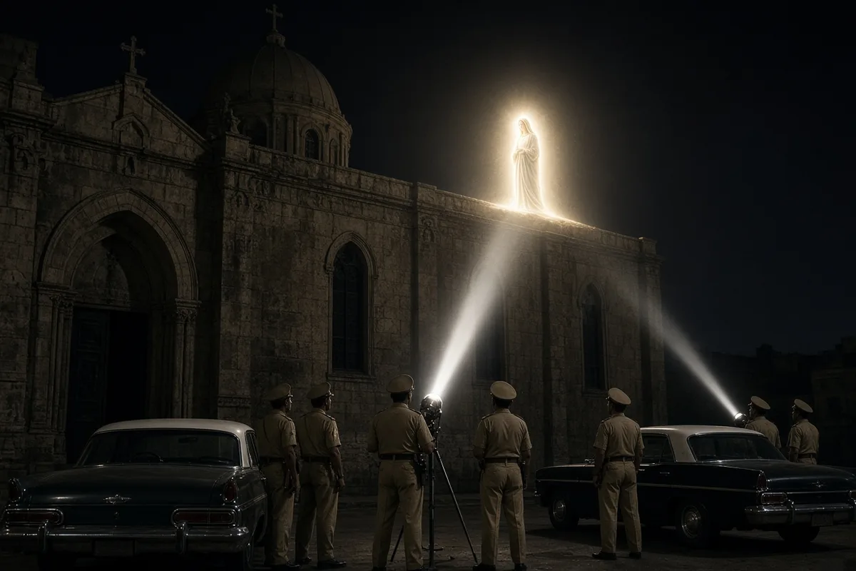 Egyptian government authorities dispatched police to the site to investigate the reported apparitions.