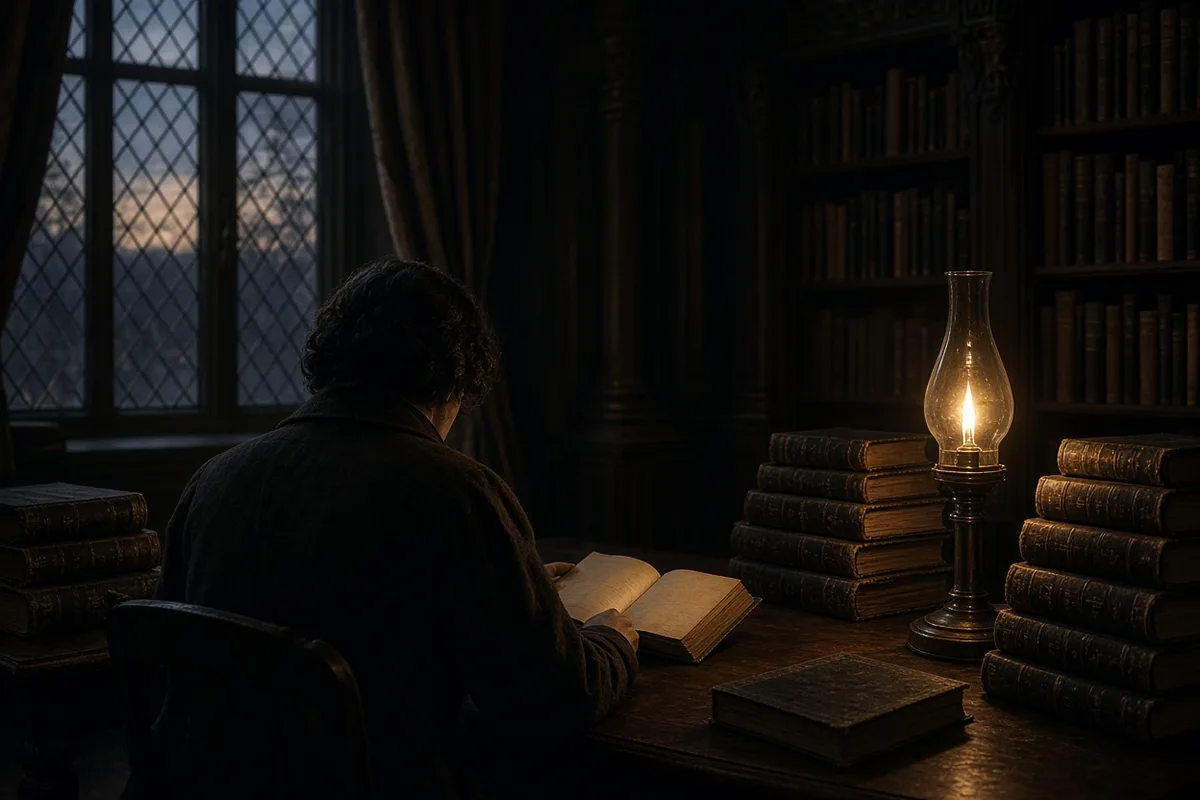 Griffiths continued his scriptural study in the university library, drawn deeper into the text.