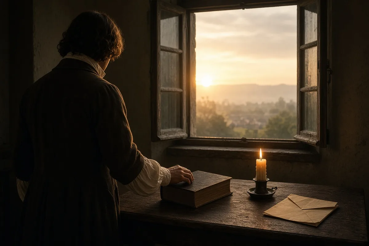 Griffiths completed his reading of Scripture and turned toward faith in Christ.
