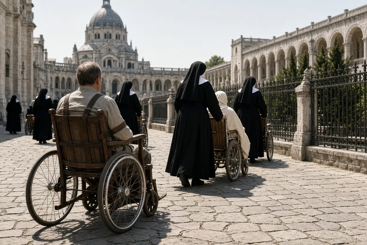 Italian physicians later confirmed Traverni had been completely paralyzed before visiting the shrine.