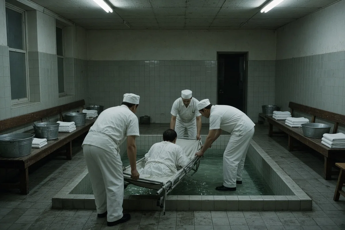 The Medical Bureau of Lourdes recorded that Traverni underwent immersion in the baths during his visit.