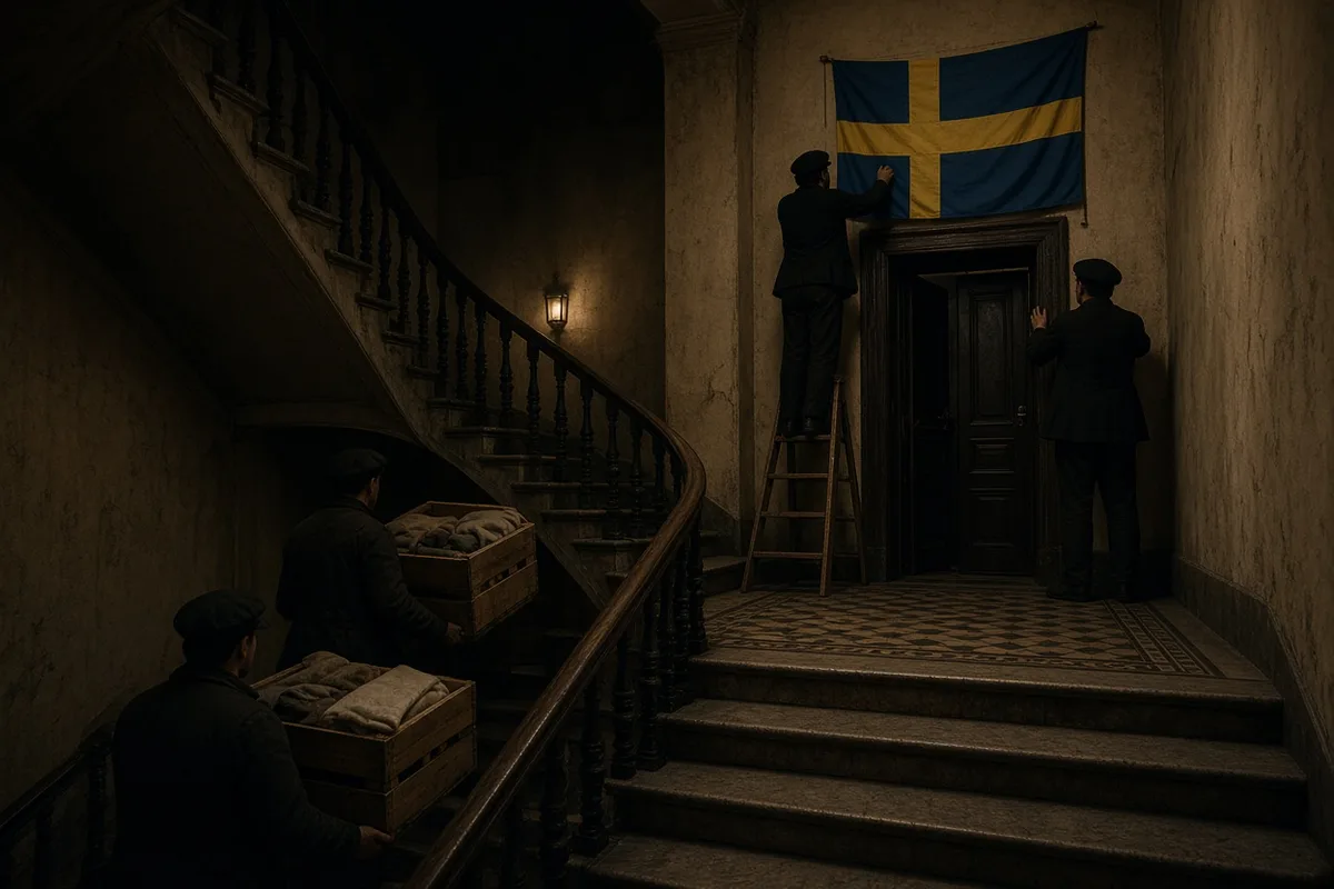 Wallenberg established safe houses to shelter Jews under Swedish diplomatic protection.