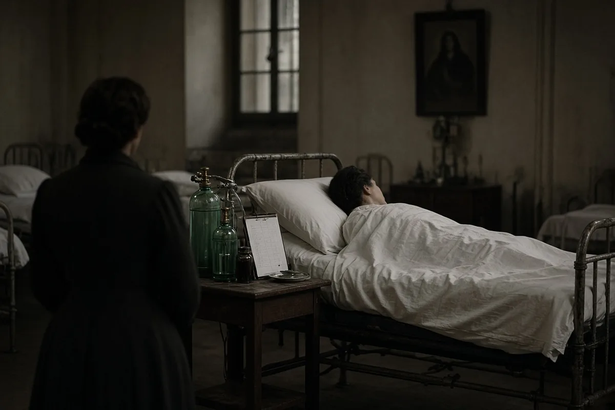 Jeanne Fretel was near death from tuberculosis before traveling to Lourdes.