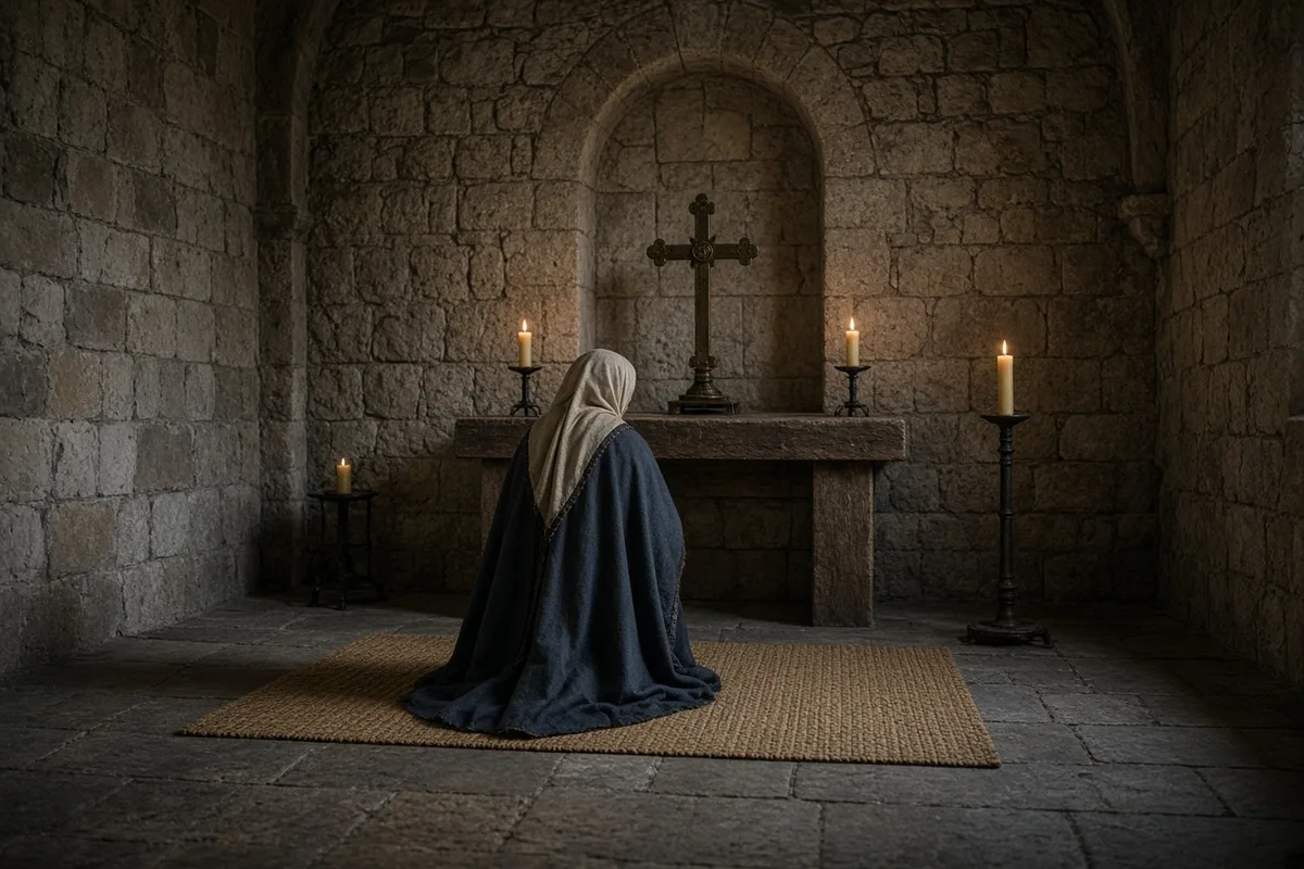 Queen Bertha continued Christian worship at St. Martin's Church in Canterbury before Augustine's arrival.